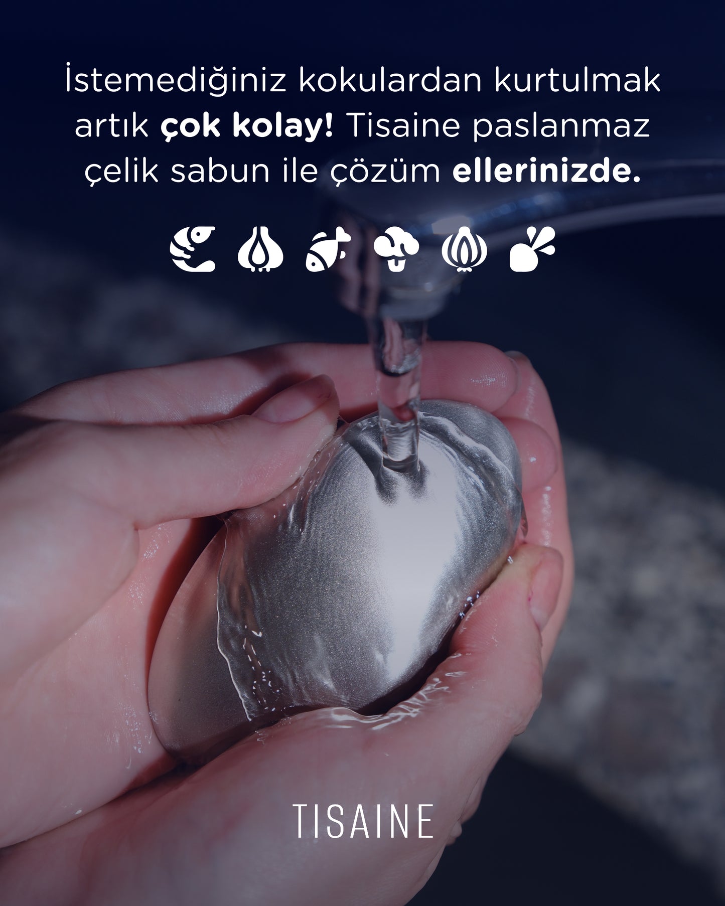 TISAINE Paslanmaz Çelik Sabun