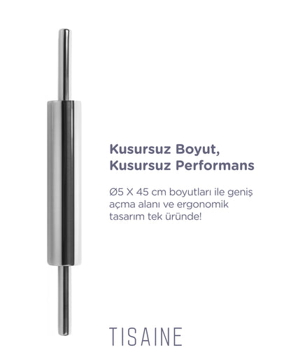 TISAINE Paslanmaz Çelik Merdane