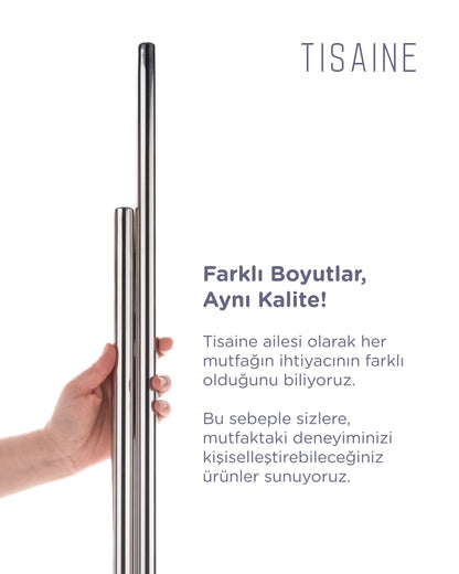 TISAINE Paslanmaz Çelik Oklava