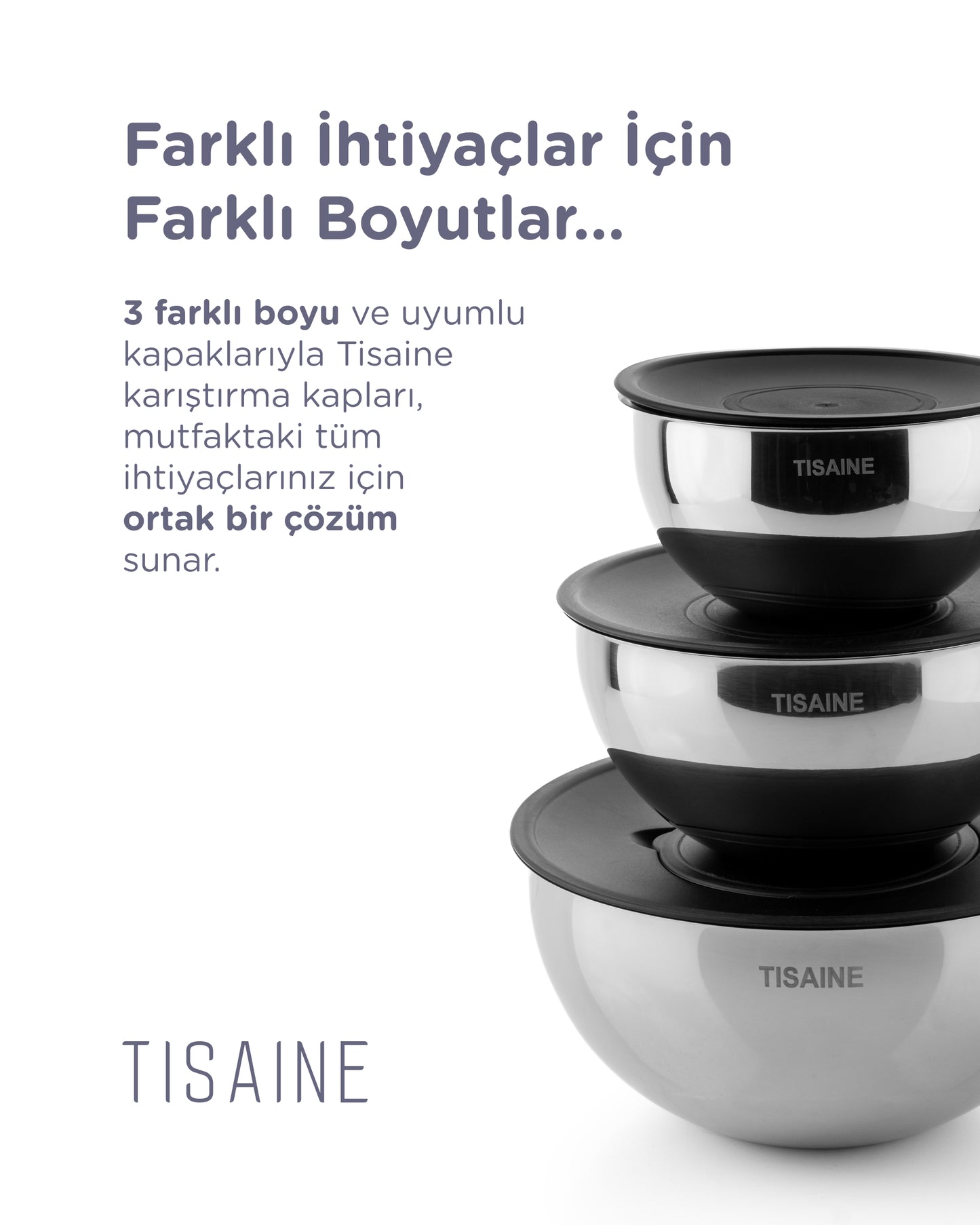 TISAINE 9 Parça Rendeleme, Saklama ve Karıştırma Seti