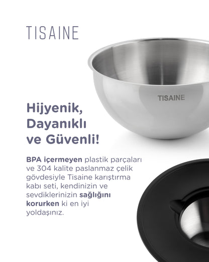 TISAINE 9 Parça Rendeleme, Saklama ve Karıştırma Seti