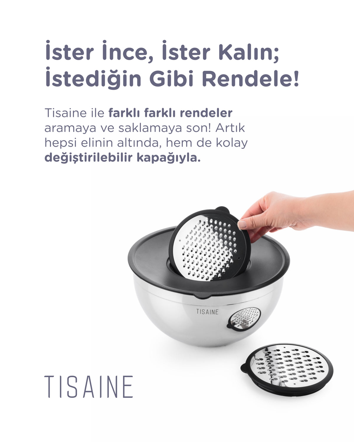 TISAINE 9 Parça Rendeleme, Saklama ve Karıştırma Seti