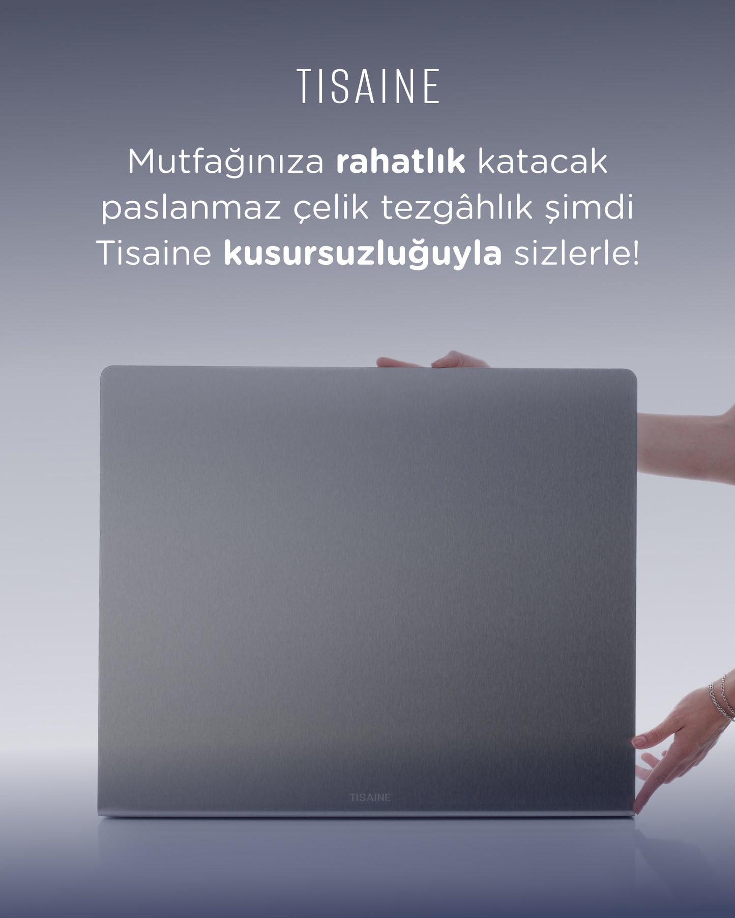 TISAINE Paslanmaz Çelik Tezgahlık