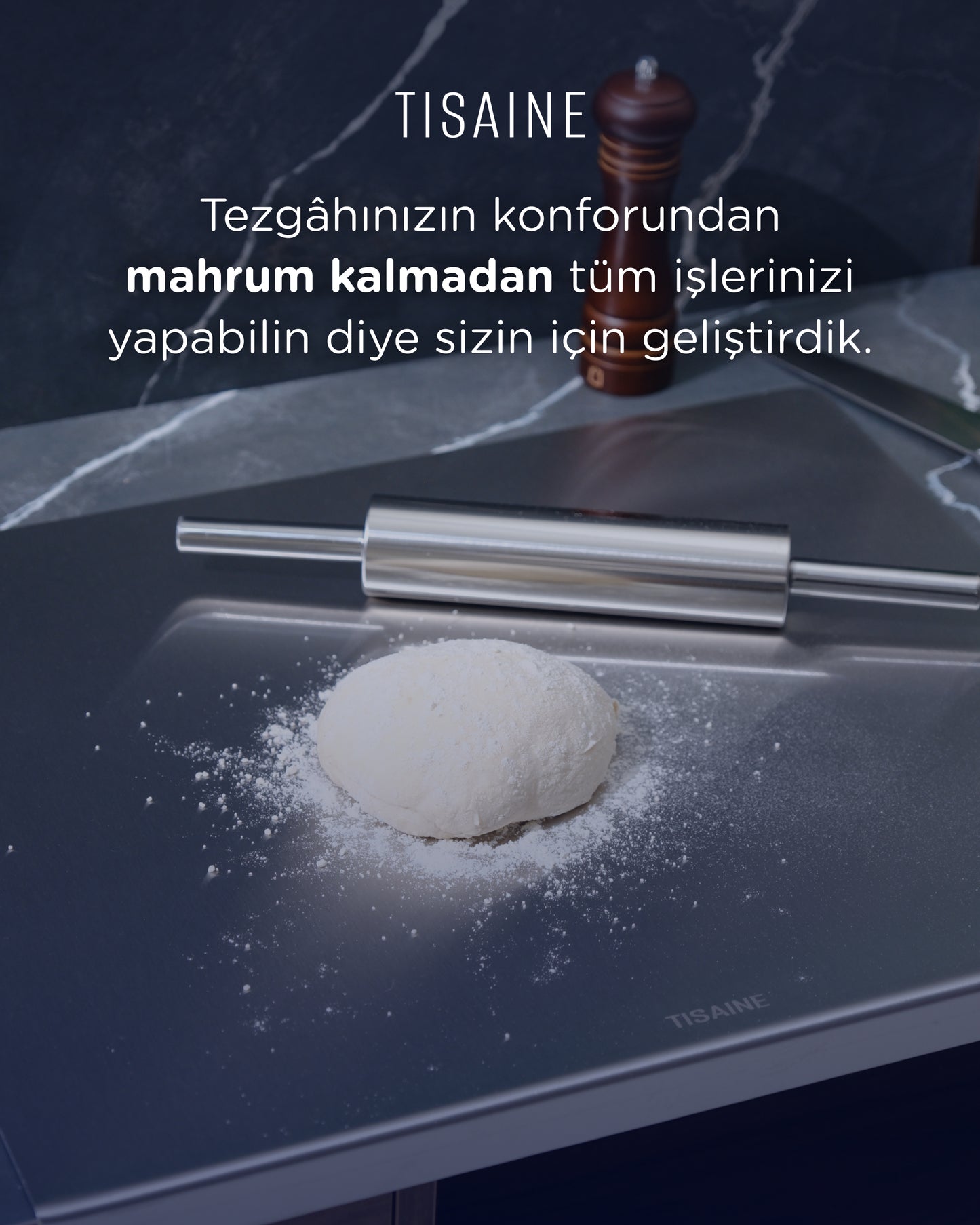 TISAINE Paslanmaz Çelik Tezgahlık