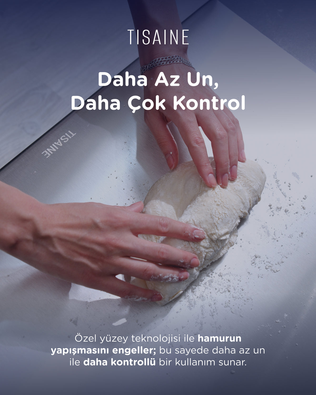 TISAINE Paslanmaz çelik tezgahlık