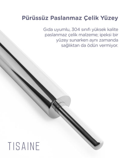 TISAINE Paslanmaz Çelik Merdane