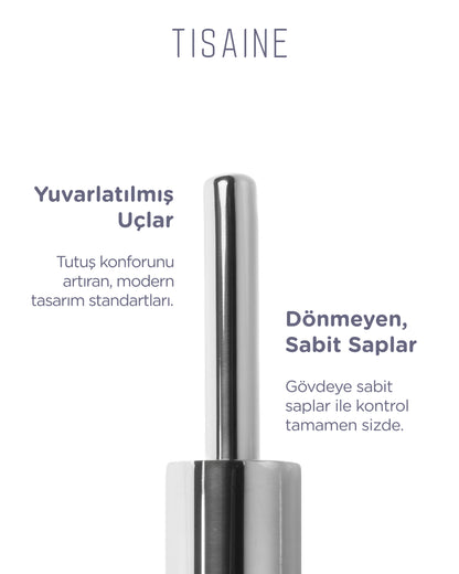 TISAINE Paslanmaz Çelik Merdane