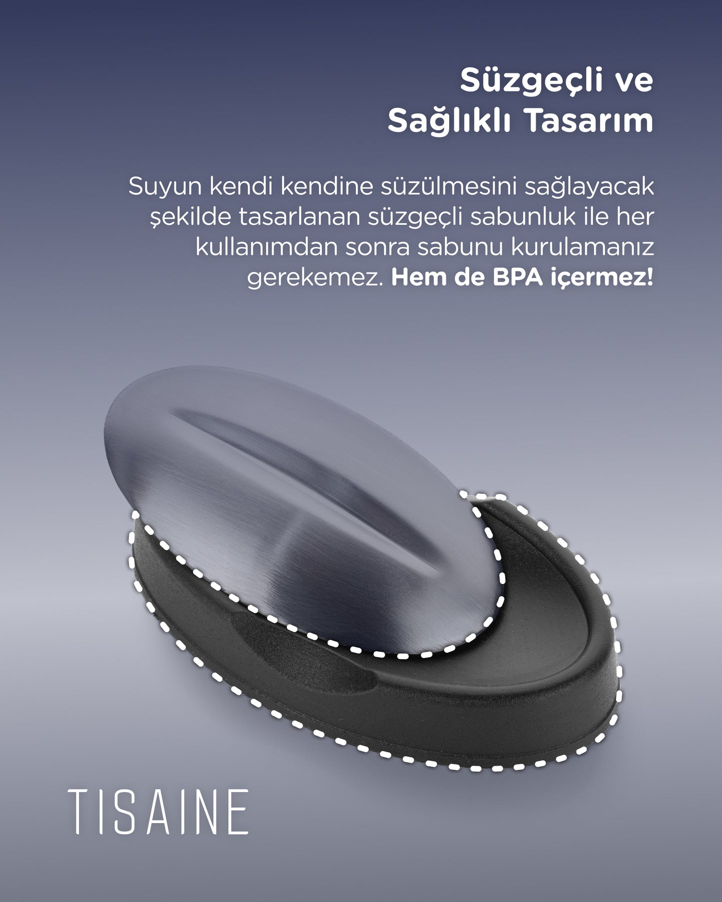 TISAINE Paslanmaz Çelik Sabun