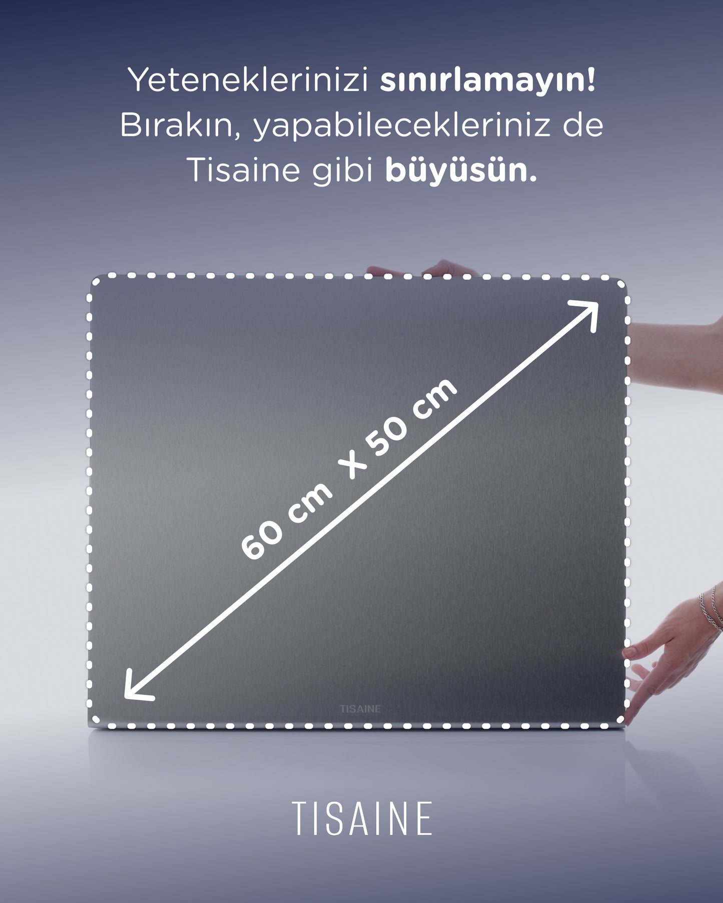TISAINE Paslanmaz Çelik Tezgahlık
